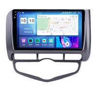 Autoradio Android 15 avec Écran Tactile 9" Radio GPS Navigation pour Honda Jazz Fit LHD RHD 2004-2007 Accessoires Voiture Plug and Play Prend en Charge Le Contrôle,8Core4G+WiFi2G+64G