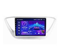 Autoradio Android 15 avec Écran Tactile 9" Radio GPS Navigation pour Hyundai Solaris 2 Verna 2016-2020 Accessoires Voiture Plug and Play Prend en Charge Le Contrôle,4CoreWifi1G+32G