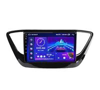 Autoradio Android 15 avec Écran Tactile 9" Radio GPS Navigation pour Hyundai Solaris 2 Verna 2016-2020 Accessoires Voiture Plug and Play Prend en Charge Le Contrôle,4CoreWifi1G+32G