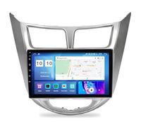 Autoradio Android 15 avec écran Tactile 9" Radio GPS Navigation pour Hyundai Solaris 2010-2016 Accessoires de Voiture Plug and Play Prend en Charge Le contrôle du Volant HM611 8 Core 4G+WiFi 8+256GB