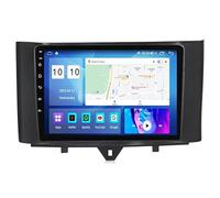 Autoradio Android 15 avec écran Tactile 9" Radio GPS Navigation pour Mercedes Benz Smart Fortwo 2010-2015 Accessoires de Voiture Plug and Play Prend en Charge Le contrôl HM612 8 Core 4G+WiFi 12+256GB