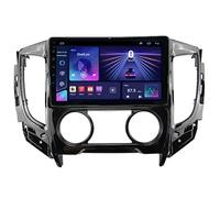 Autoradio Android 15 avec écran Tactile 9" Radio GPS Navigation pour Mitsubishi L200 2015-2019 Accessoires de Voiture Plug and Play Prend en Charge Le contrôle du Volant T HM608 8 Core 4G+WiFi 4+64GB