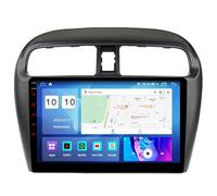 Autoradio Android 15 avec écran Tactile 9" Radio GPS Navigation pour Mitsubishi Mirage GT G4 2014-2017 Accessoires de Voiture Plug and Play Prend en Charge Le contrôle du vol HM602 4 Core WiFi 1+32GB