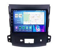 Autoradio Android 15 avec écran Tactile 9" Radio GPS Navigation pour Mitsubishi Outlander 2005-2011 Accessoires de Voiture Plug and Play Prend en Charge Le contrôle du vol HM607 8 Core 4G+WiFi 2+64GB
