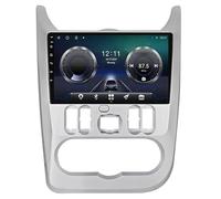 Autoradio Android 15 avec écran Tactile 9" Radio GPS Navigation pour Renault Logan 1 Sandero 2009-2015 Accessoires de Voiture Plug and Play Prend en Charge Le contrôle du vol HM605 4 Core WiFi 4+64GB