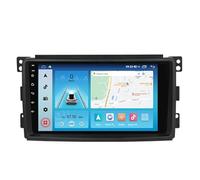 Autoradio Android 15 avec Écran Tactile 9" Radio GPS Navigation pour Smart Fortwo 2 2005-2010 Accessoires Voiture Plug and Play Prend en Charge Le Contrôle,8Core4G+WiFi8G+256G