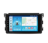 Autoradio Android 15 avec Écran Tactile 9" Radio GPS Navigation pour Smart Fortwo 2 2005-2010 Accessoires Voiture Plug and Play Prend en Charge Le Contrôle,8Core4G+WiFi4G+64G