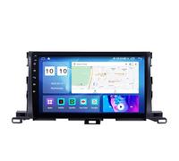 Autoradio Android 15 avec Écran Tactile 9" Radio GPS Navigation pour Toyota Highlander 2014-2018 Accessoires Voiture Plug and Play Prend en Charge Le Contrôle,8Core4G+WiFi8G+256G