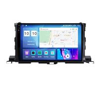 Autoradio Android 15 avec écran Tactile 9" Radio GPS Navigation pour Toyota Highlander 2015-2018 Accessoires de Voiture Plug and Play Prend en Charge Le contrôle du Volant TP HM601 4 Core WiFi 1+16GB
