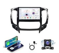 Autoradio Android 15 Compatible avec Mitsubishi Triton L200 2015-2020 | Écran Tactile 1280x720 | Compatible CarPlay/Android Auto Sans Fil | GPS Intégré + 4G LTE | Caméra de Recul Offerte