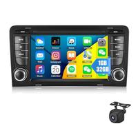 Autoradio Android 15 Pour A3 S3 RS3 2008-2012 5G Wifi 7" Écran Tactile 1080P Radio Voiture Avec DSP Carplay Sans Fil Android Auto Bluetooth 5.0 Navigation GPS Miroir FM/RDS SWC Ca(Color:8 Core 6+128G)