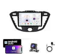 Autoradio Android 15 pour Ford Transit 2013-2018 | Écran tactile 9" | CarPlay/Android Auto | Navigation GPS pour fourgon | Octa-Core 4G LTE | Plug & Play | Commandes au volant