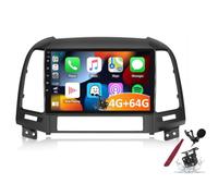 Autoradio Android 15 pour H-yundai Santa Fe (2006-2012) Écran tactile 9 pouces 2K 2000*1200 Unité principale Android Lecteur multimédia avec Carplay GPS Navi Bluetooth 5G WiFi DSP SWC,K1 pro plus