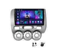 Autoradio Android 15 pour Honda Jazz City 2002~2007 | Écran tactile 9" | CarPlay/Android Auto | Navigation GPS 4G 8 cœurs | Bluetooth 5.0 | Commandes au volant