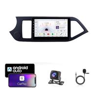 Autoradio Android 15 pour KIA Picanto 2011-2014 | Écran tactile 9" | CarPlay et Android Auto | Navigation GPS | 4G/Wi-Fi | Bluetooth 5.0 | Plug & Play | Commandes au volant