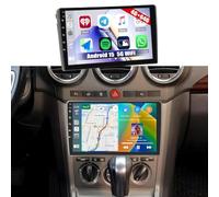 Autoradio Android 15 pour Opel Astra H/Zafira B/Corse C D in-Cell De 9 Pouces CarPlay sans Fil Android Auto WiFi Intégré Navigation GPS Bluetooth FM/RDS Double USB SWC Caméra De Recul Mic(Color:M150)