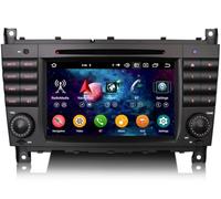 Autoradio Android 16 pour Mercedes W203 CLC W463 CarPlay GPS 2 DIN | Écran tactile 7" CarPlay sans fil, Android Auto, GPS, DSP, Bluetooth 5.0, WiFi, 4G, RDS, DVD et commande au volant