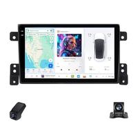 Autoradio Android 2K Double DIN Écran Tactile pour Suzuki Grand Vitara 3 2005-2015 Auto Radio Head Unit/CarPlay/Android Auto/GPS/Bluetooth5.0/4GLTE/WiFi/FM/AM/RDS/DSP/SWC/Car Tablet(C20Plus)