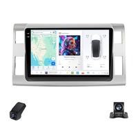 Autoradio Android 2K Double DIN Écran Tactile pour Toyota Previa XR50 3/Estima AHR20 2006-2019 Auto Radio/CarPlay/AndroidAuto/GPS/Bluetooth 5.0/WiFi/FM/AM/RDSCar Tablet/ADAS DVR(Silver,C20Plus)
