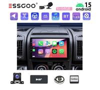 Autoradio Android 9"" - ESSGOO - Fiat Ducato 2006-2023 - Carplay - GPS - Caméra de recul