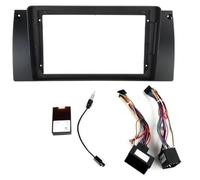 Autoradio Android 9 Pouces 2DIN pour Série 5 X5 E53 E39 M5 Façade D'autoradio Cadre Tableau Bord Installation Navigation Lecteur Audio Stéréo(E39,Cable canbus)