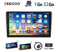 Autoradio Android 9 pouces - ESSGOO - Écran tactile - Pour Toyota Avensis 2002-2008 - Carplay - WIFI - GPS intégré
