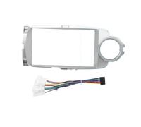 Autoradio Android 9" pour Toyota pour Yaris pour Vitz pour Platz 2012-2017 Cadre Stéréo Façade D'autoradio Faisceau Câbles Décodeur Canbus(Sliver Frame Cable)