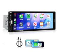 Autoradio Android avec écran de 6,9 pouces Android Auto & sans fil CarPlay pour VW Transporter Caravelle Multivan T4 IV MK4 Cargo Van Transporter IV 4 Bus, Bluetooth FM WiFi GPS SWC