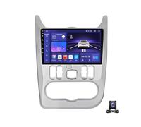 Autoradio Android avec écran tactile 9 pouces sans fil Carplay pour Renault Logan 2009~2015 avec caméra de recul/SWC/RDS / DSP