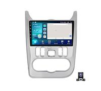Autoradio Android avec écran tactile 9 pouces sans fil Carplay pour Renault Logan 2009~2015 avec caméra de recul/SWC/RDS / DSP