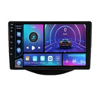 Autoradio Android avec écran Tactile 9" Radio GPS Navigation pour Citroen C1 2015-2020 Accessoires de Voiture Plug and Play Prend en Charge Le contrôle du Volant TPMS,HM608
