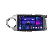 Autoradio Android avec écran Tactile 9" Radio GPS Navigation pour Toyota Yaris 2012-2017 Accessoires de Voiture Plug and Play Prend en Charge Le contrôle du Volant TPMS,HM612