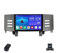 Autoradio Android Car Play pour Toyota Mark X120 1 2004-2009 Navigation GPS/FM/AM/RDS/4G LTE/5G WiFi/DSP/Autoradio avec écran 1280 * 720 Bluetooth Commandes au Volant Car Radio(RHD,NF-2)
