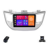 Autoradio Android CarPlay pour Hyundai Tucson 3 2015-2018 4-Core Autoradio Multimédia Automobile à Écran Tactile 9-inch/SWC/Bluetooth/Radio FM/WiFi/GPS/Caméra de Recul/ADAS DVR(B,X2)
