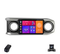 Autoradio Android CarPlay pour Toyota Tacoma N300 2015-2023 4-Core Autoradio Multimédia Automobile à Écran Tactile 9-inch/SWC/Bluetooth/Radio FM/WiFi/GPS/Caméra de Recul/ADAS DVR(X1)