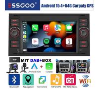 Autoradio Android - ESSGOO - 7"" DAB 4+64Go - Caméra de recul - Ford Transit MK7