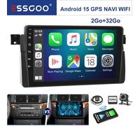 Autoradio Android - ESSGOO - 9'' Écran Tactile - Carplay - BMW E46 - 2Go+32Go