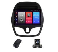 Autoradio Android pour Chevrolet Spark Beat 2015-2018, écran IPS 9 Pouces avec CarPlay & Android Auto sans Fil, Navigation GPS WiFi Bluetooth DSP Radio RDS+ caméra de recul AHD(M100CP)