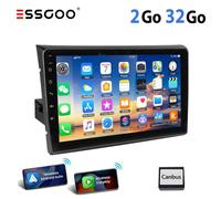 Autoradio Android pour Fiat Bravo - ESSGOO - Écran tactile 9 pouces - 2+32G - Carplay - Bluetooth 4.1 - GPS intégré