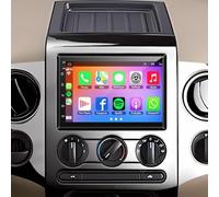 Autoradio Android pour Ford F150/F250/F350 2004-2014 avec écran Tactile De 9 Pouces CarPlay Android Auto Mirror Link Bluetooth FM Caméra GPS WiFi Commandes Au Volant Microphone(Color:M200)