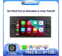 Autoradio Android pour Ford, Focus S-max C MAX Kuga Galaxy Fi.C. ATIC ktallergic, Mondeo Carplay, Audio AI Voice P2-CP S