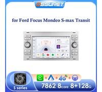 Autoradio Android pour Ford, Focus S-max C MAX Kuga Galaxy Fi.C. ATIC ktallergic, Mondeo Carplay, Audio AI Voice P2-CP S