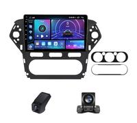 Autoradio Android pour Ford Mondeo 4 2010-2014, écran Tactile 10 Pouces DSP Navigation GPS CarPlay et Android Auto sans Fil Commande au Volant à écran partagé + caméra de recul AHD(M95S)