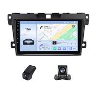 Autoradio Android pour Mazda CX7 CX-7 CX 7 ER 2009-2012 avec Carplay Android Auto-Écran 9 Pouces Prise en Charge WiFi GPS Navigation Commandes au Volant DSP RDS FM + Caméra de recul(M300S)