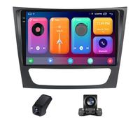Autoradio Android pour Mercedes Benz E Class S211 W211 2002-2009 CLS Class C219 2004-2010 - sans Fil Carplay & Android Auto - Stéréo Android 9 Pouces avec GPS FM Radio RDS(M95S)
