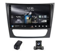 Autoradio Android pour Mercedes Benz E Class S211 W211 2002-2009 CLS Class C219 2004-2010 - sans Fil Carplay & Android Auto - Stéréo Android 9 Pouces avec GPS FM Radio RDS(M500S)