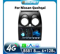 OSSURET 6115 autoradio Android pour Nissan Qashqai 2006 2007 2008 -2013 écran stéréo de voiture lecteur vidéo multimédia GPS AutoRadio Un QS1 de 9 pouces