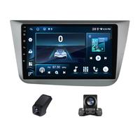Autoradio Android pour Seat Altea 5P 2004-2015 Toledo 5P III 3 2004-2009 avec Carplay Android Auto-Écran 9 Pouces Prise en Charge WiFi GPS Navigation Commandes au Volant DSP RDS(M600S)