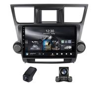Autoradio Android pour Toyota Highlander 2 XU40 2007-2013, écran Tactile 10 Pouces DSP GPS CarPlay et Android Auto sans Fil Commande au Volant à écran partagé+ caméra de recul AHD(M200S)