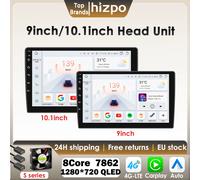 Autoradio Android universel Hizpo 2Din 9 pouces, lecteur multimédia intelligent, CarPlay sans fil, RDS, DSP, navigation GPS, 4G WiFi, Bluetooth, UIS7862 Snapdragon 6115. S1 (8Core 2G 32G)